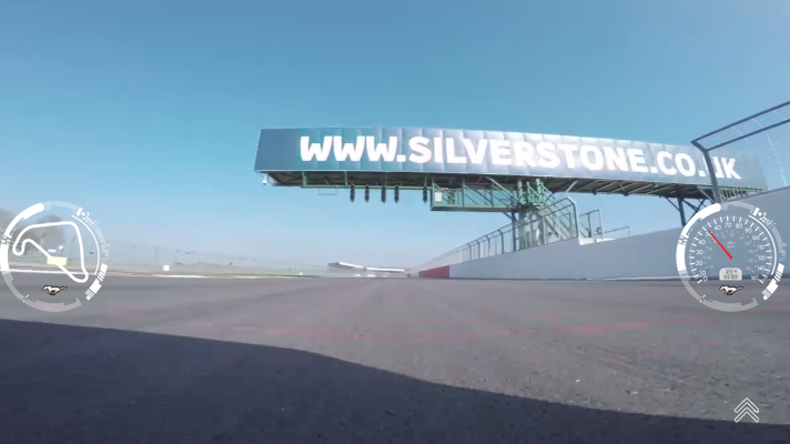 Ford Mustang på Silverstone