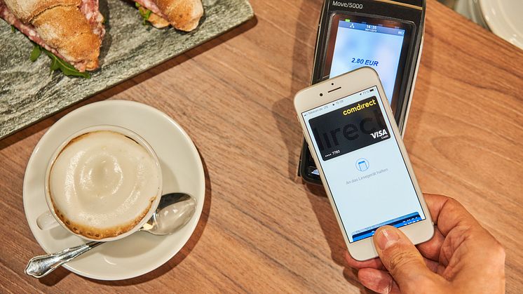 Apple Pay_iPhone_comdirect_Visa