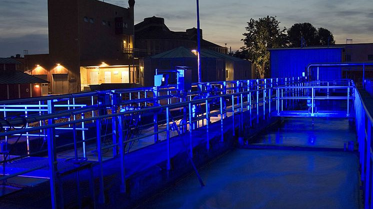 Framsida SVU-rapport 2016-12: Kungsängsverket i Västerås. Foto: Mälarenergi