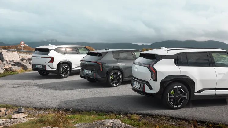 Kia EV3 GT Kia EV4 GT Kia EV5 GT Tre nya eldrivna GT-modeller med fyrhjulsdrift och dubbla elmotorer