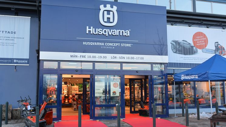 Husqvarna öppnar konceptbutik!
