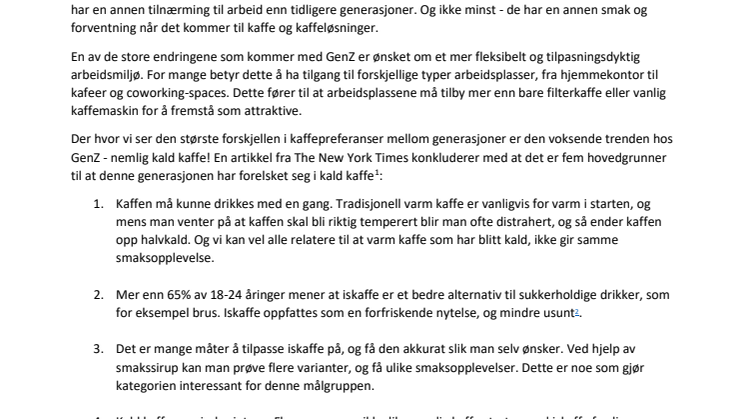 Hvordan revolusjonerer generasjon Z arbeidsplassen, og hvilke kaffetrender er på vei frem?