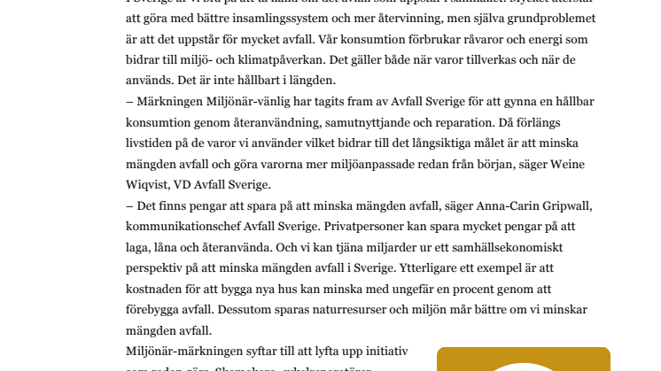 Bli rik genom att laga, låna och återanvända
