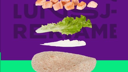 Laksewrap -vinner