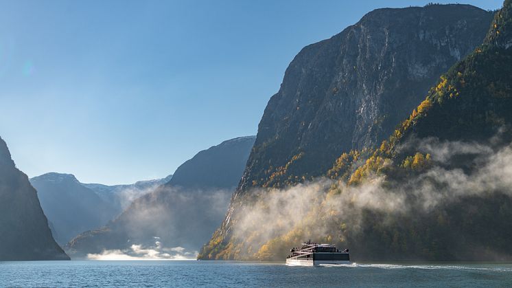 På de innovative elektriske sightseeingbåtene er alt lagt til rette for å nyte utsikten