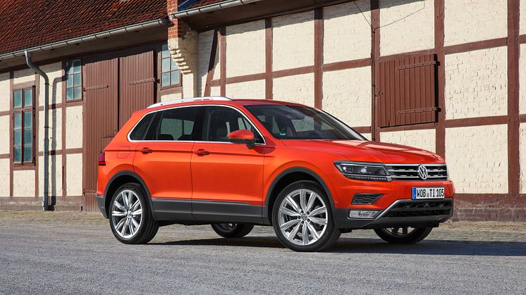 Tiguan kåret som den sikreste i sin klasse af Euro NCAP
