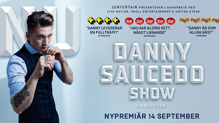 Danny Saucedo gör succé på Hamburger Börs och förlänger showen NU till och med 16 december.