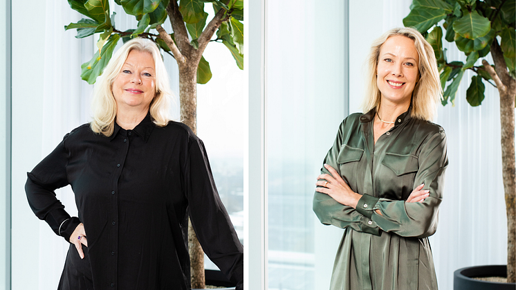 Louise Dolck Strömberg, Director HR och Linn Ahlström, Director Real Estate and Facilities på Axis Communications.
