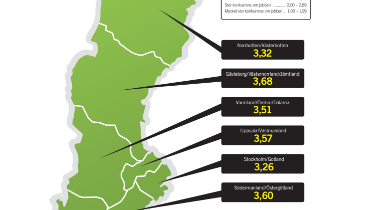 Hur stor är efterfrågan under 2013 i din region?