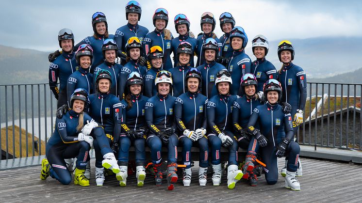 Ridebrain blir ny klädsponsor för Ski Team Sweden Alpine och Skicross. Foto: Klas Rockberg