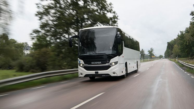 Scania Interlink MD mit LNG-Antrieb. 