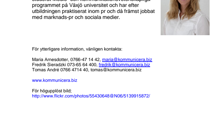 Ny medarbetare på Kommunicera i Malmö