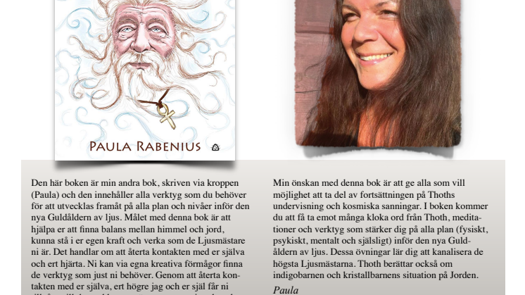 ANDRA BOKEN OM THOTH AV PAULA RABENIUS