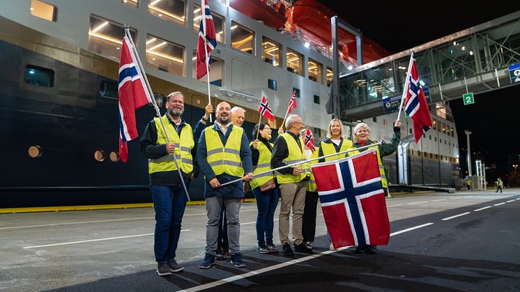 Havila Pollux arrived in Bergen