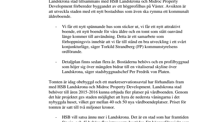 Staden satsar högt på Väster