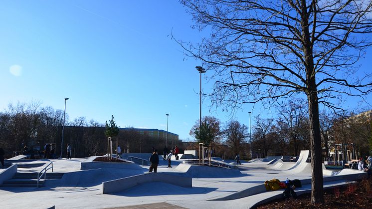 Gelände des Skateparks