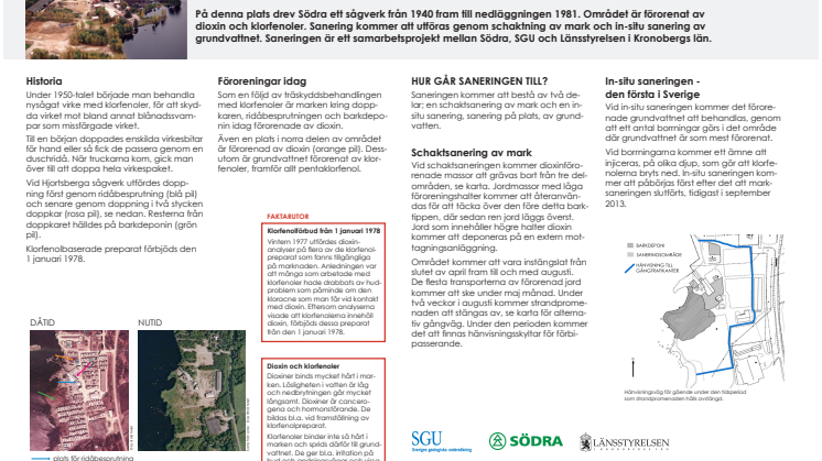 Nu startar saneringen av Hjortsberga sågverk
