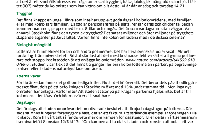 Konsthallen som började odla – Tensta konsthall på Järvaveckan. 