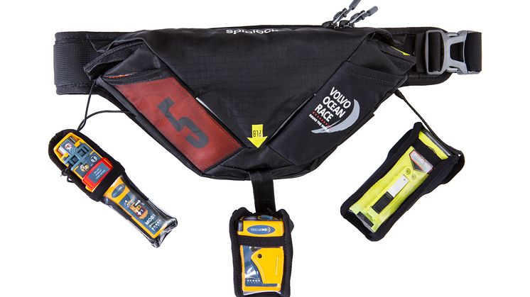 Hi-res image - Ocean Signal - The Spinlock Volvo Ocean Race lifejacket and personal equipment packs will be integrated with the Ocean Signal rescueME MOB1 and rescueME PLB1 and the ACR Electronics Firefly PRO