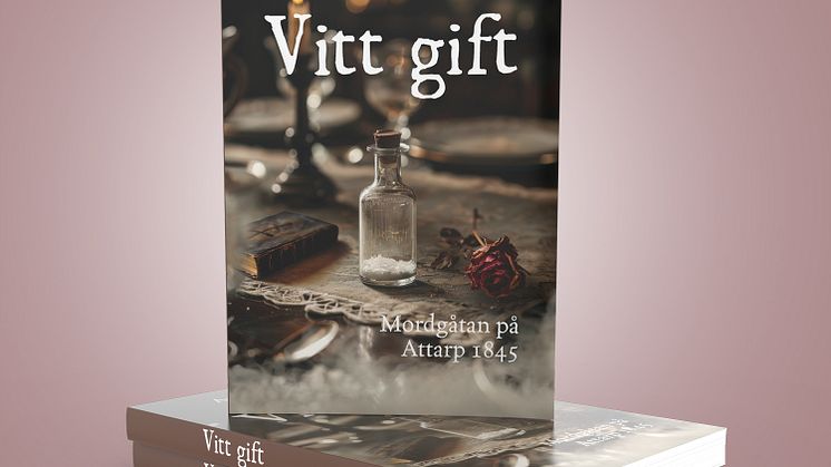 Vitt gift omslag 3D (rosa)