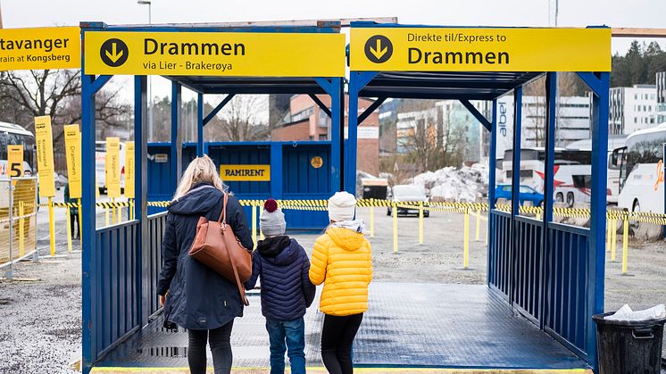 Påskestengt jernbane på Østlandet