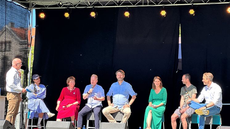 Byutviklingsdebatt v Thor Gjermund Eriksen. Åpning Klosterenga park
