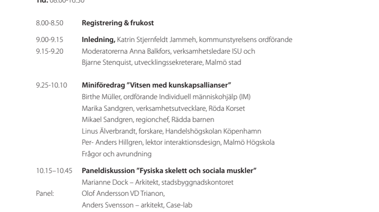 Program 10 december