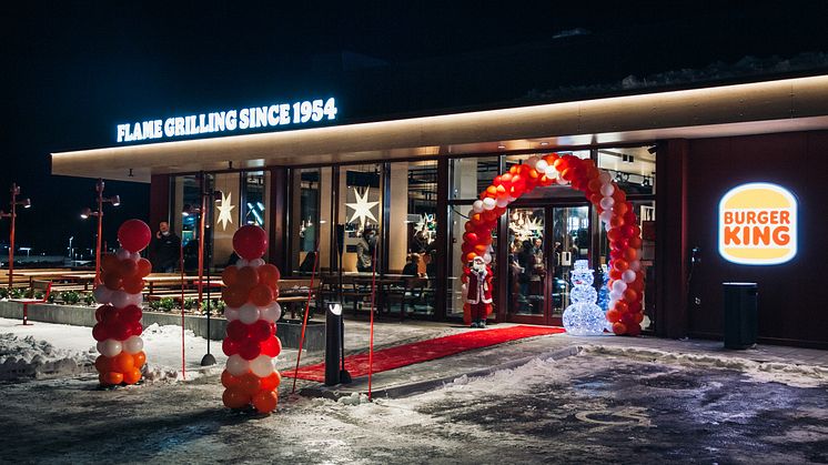 Burger King åpner en verdensnyhet på Langrønningen