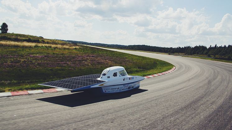 Sista chansen att se solbilen innan Australientävling