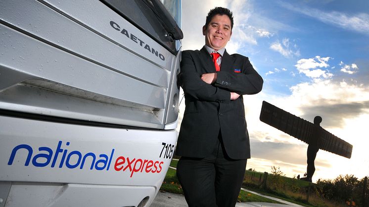 National Express coach driver, Simon Lee.