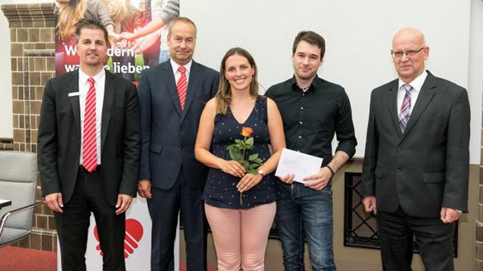 Spende der Mittelbrandenburgischen Sparkasse für die Kinderuniversität der TH Wildau