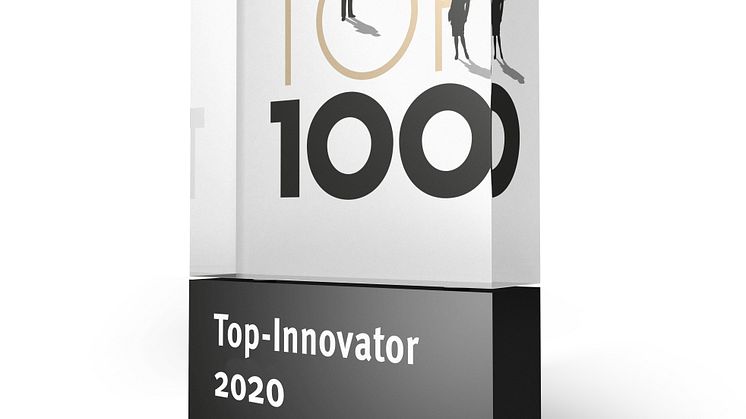 hansgrohe TOP 100 Innovator 2020 trophy