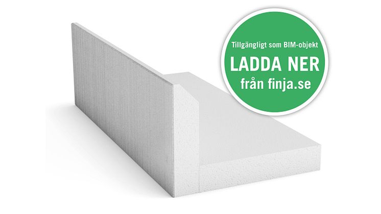 Våra L-element är ett av sju grundelement som nu finns tillgängliga som BIM-objekt.