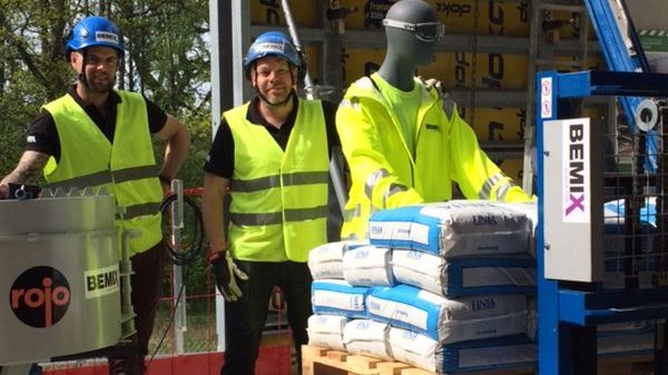 Bemix representerade på Byggbranschens Säkerhetspark vid Arlanda