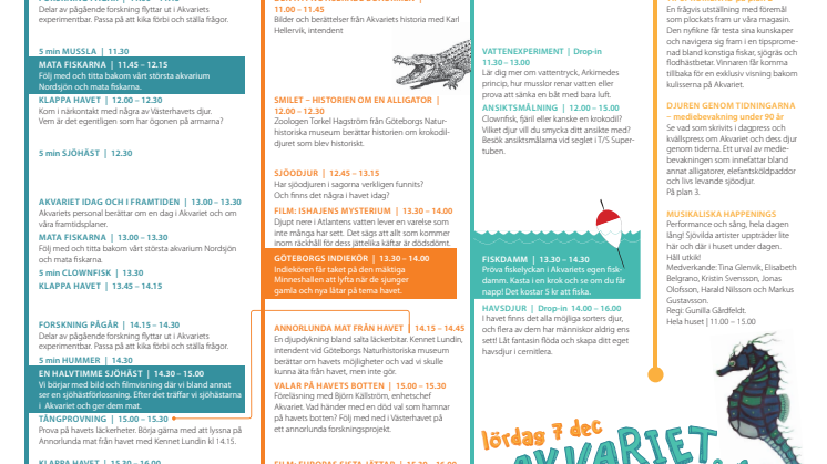 Program Akvariet 90 år