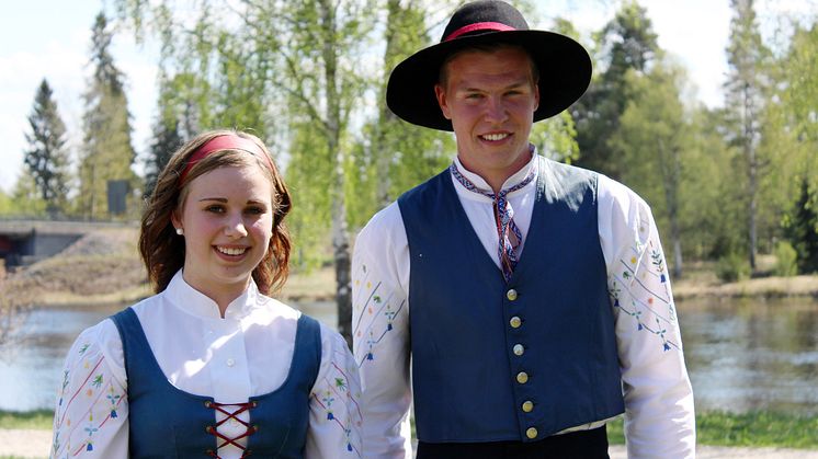 ​Sandra och Erik är årets kranskulla och kransmas