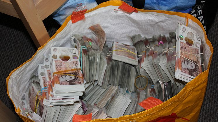 Cash seized in Coventry