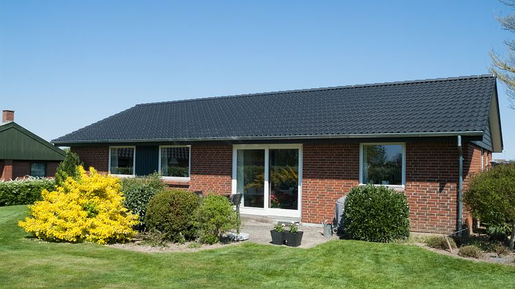 Parcelhus efter renovering med B&C 25