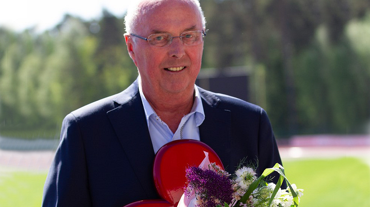 Sven-Göran ”Svennis” Eriksson tog emot årets idrottsledarstipendium
