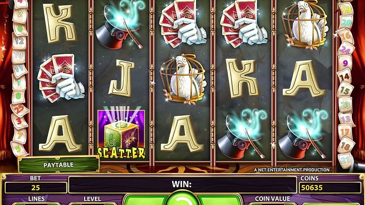 Simsalabim video slot på Vera&John Casino