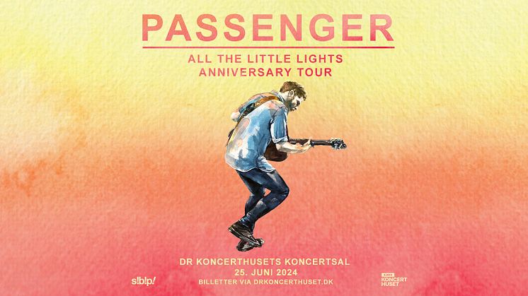 smash!bang!pow! præsenterer: Passenger giver eksklusiv koncert i smukke rammer