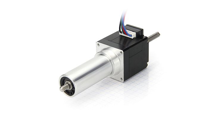 Captive linear actuators with short design LGA28 and LGA42 