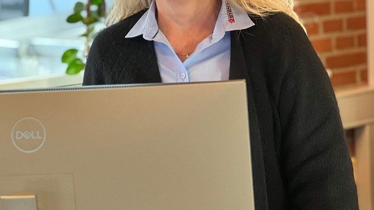 Gitte Rishøj, der er debitorchef i Bygmas Regionsadministration Nord, har 40-års jubilæum den 3. januar 2023 