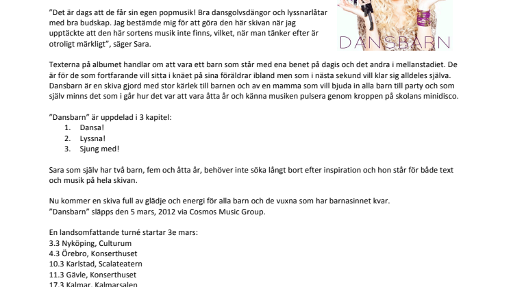 Sara Edwardsson släpper platta under eget namn!