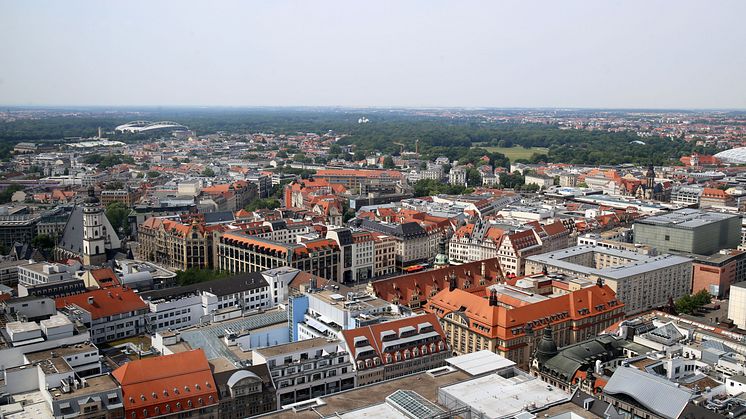 Blick auf die Leipziger Innenstadt - Foto: Andreas Schmidt