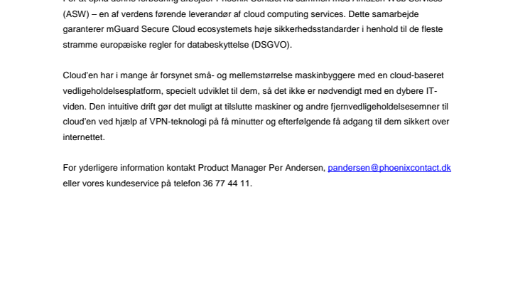 Sikkerhed, performance og skalérbarhed: cloud-baseret fjernvedligeholdelse