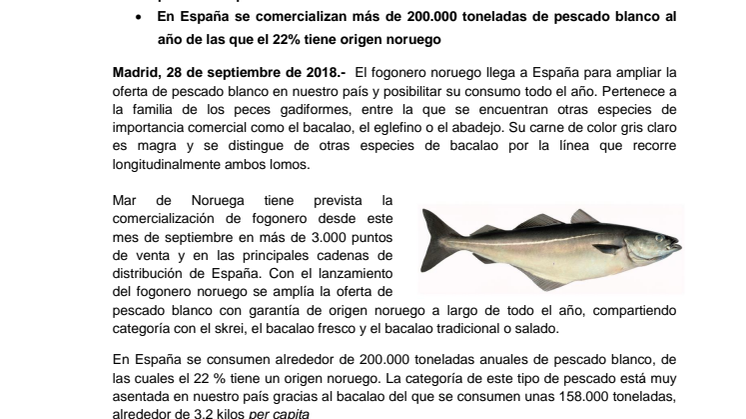 Llega a España el fogonero noruego 