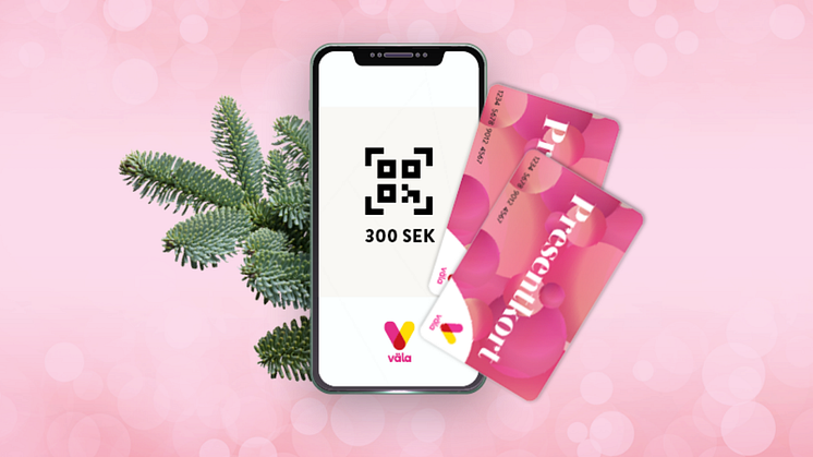 Nu kan du julhandla Välas presentkort online