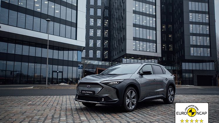 Elektriske Subaru Solterra AWD får fem stjerner i Euro NCAP-testen* i 2022