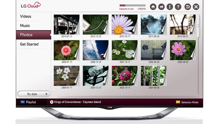 SMART TILGANG TIL BILDER, FILMER OG SANGER  OVERALT – LG CLOUD NÅ TILGJENGELIG I NORGE